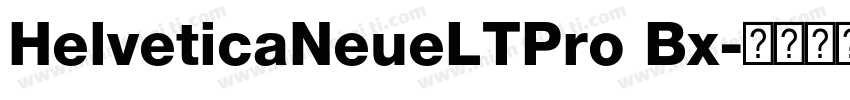 HelveticaNeueLTPro Bx字体转换